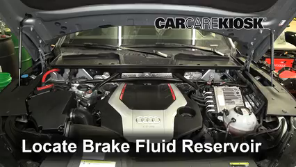 How to Add Brake Fluid 2018 Audi SQ5 Prestige 3.0L V6 Turbo